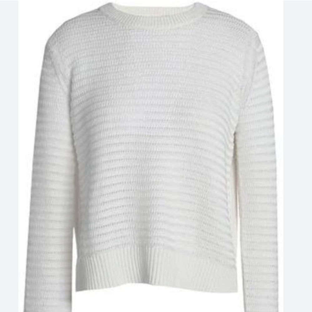 $175 Rag And Bone Elsie Split-Back Open-Knit Cott… - image 1